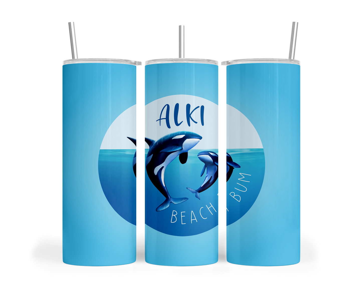 West Seattle + Alki Beach Tumblers ~ 20 oz ~ Hot or Cold!