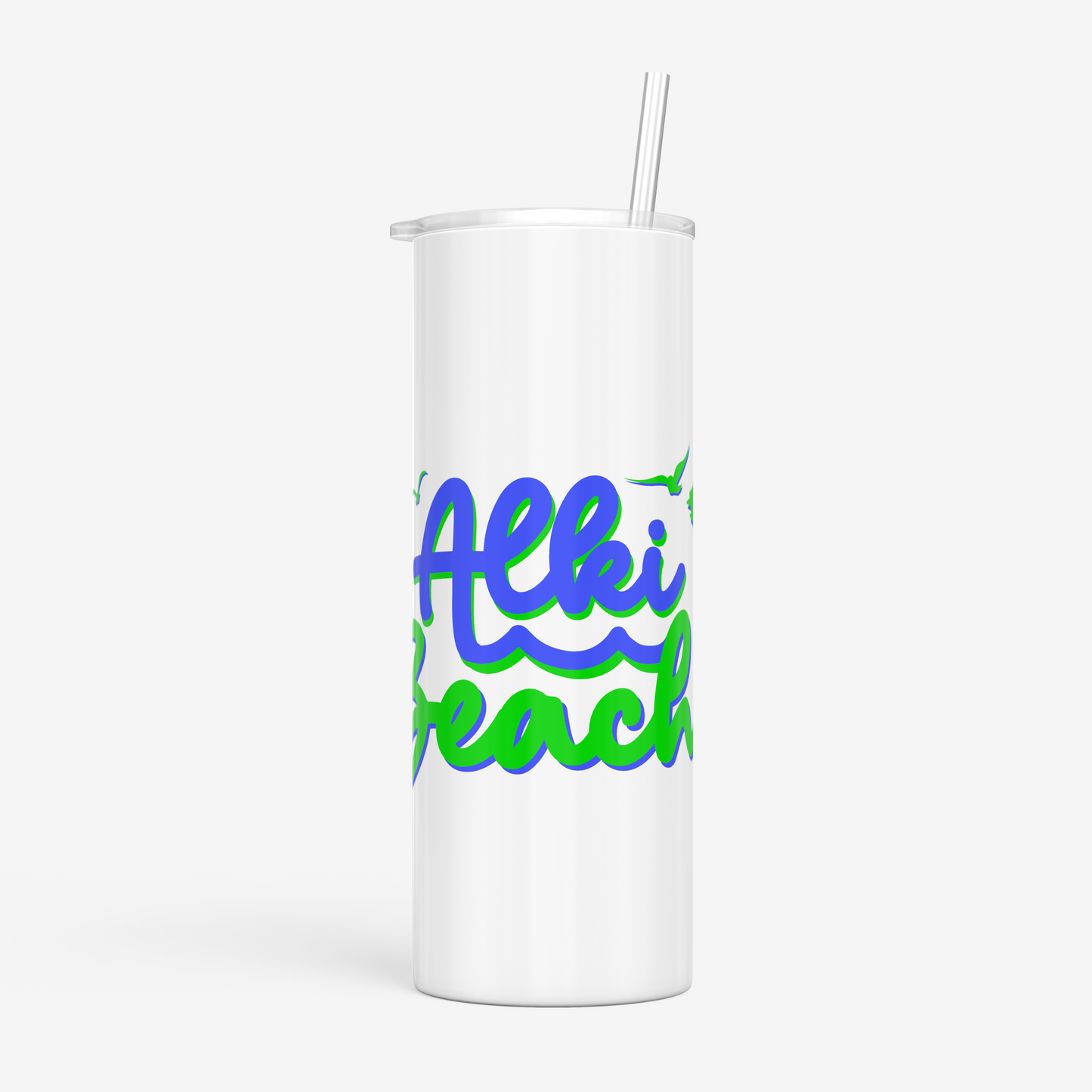 West Seattle + Alki Beach Tumblers ~ 20 oz ~ Hot or Cold!
