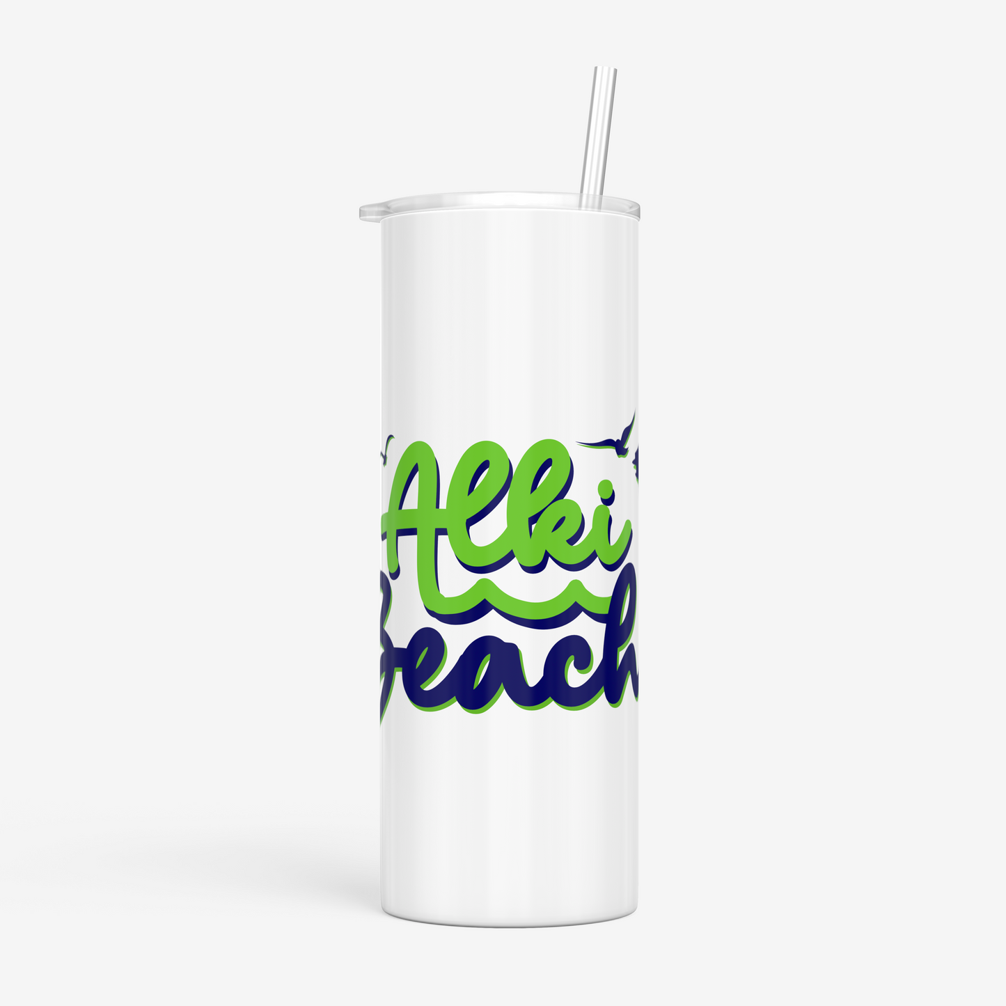 West Seattle + Alki Beach Tumblers ~ 20 oz ~ Hot or Cold!