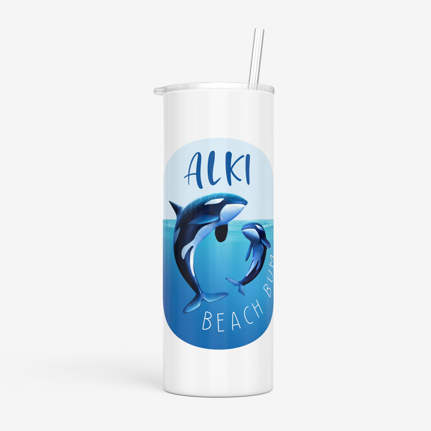 West Seattle + Alki Beach Tumblers ~ 20 oz ~ Hot or Cold!