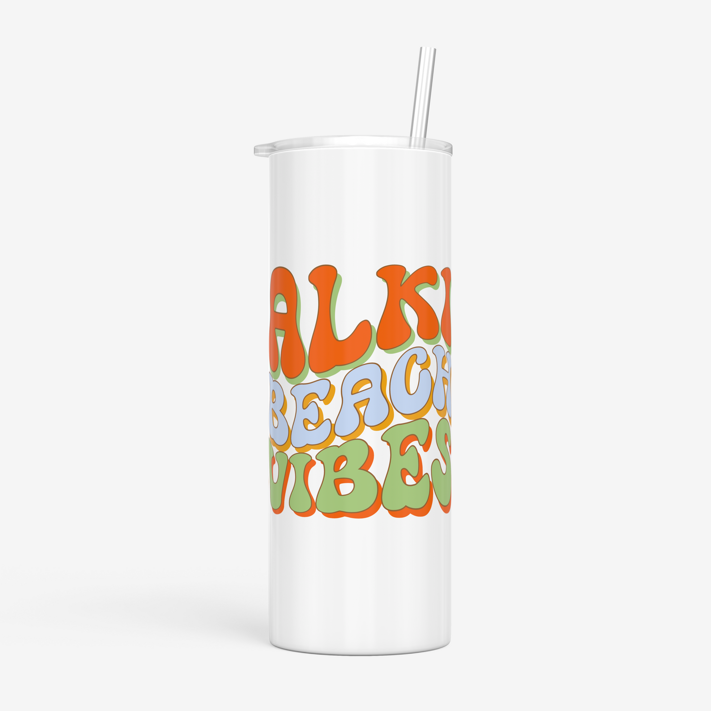 West Seattle + Alki Beach Tumblers ~ 20 oz ~ Hot or Cold!