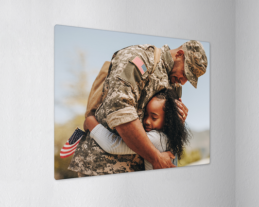 Custom Photo + Artwork Luxe Metal Prints