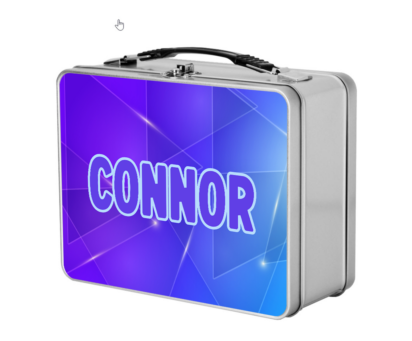 Custom Name Kids Metal Lunchbox + Treasure Box