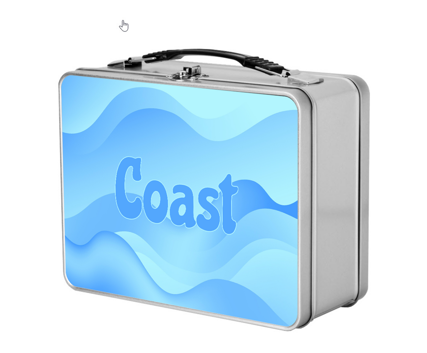 Custom Name Kids Metal Lunchbox + Treasure Box