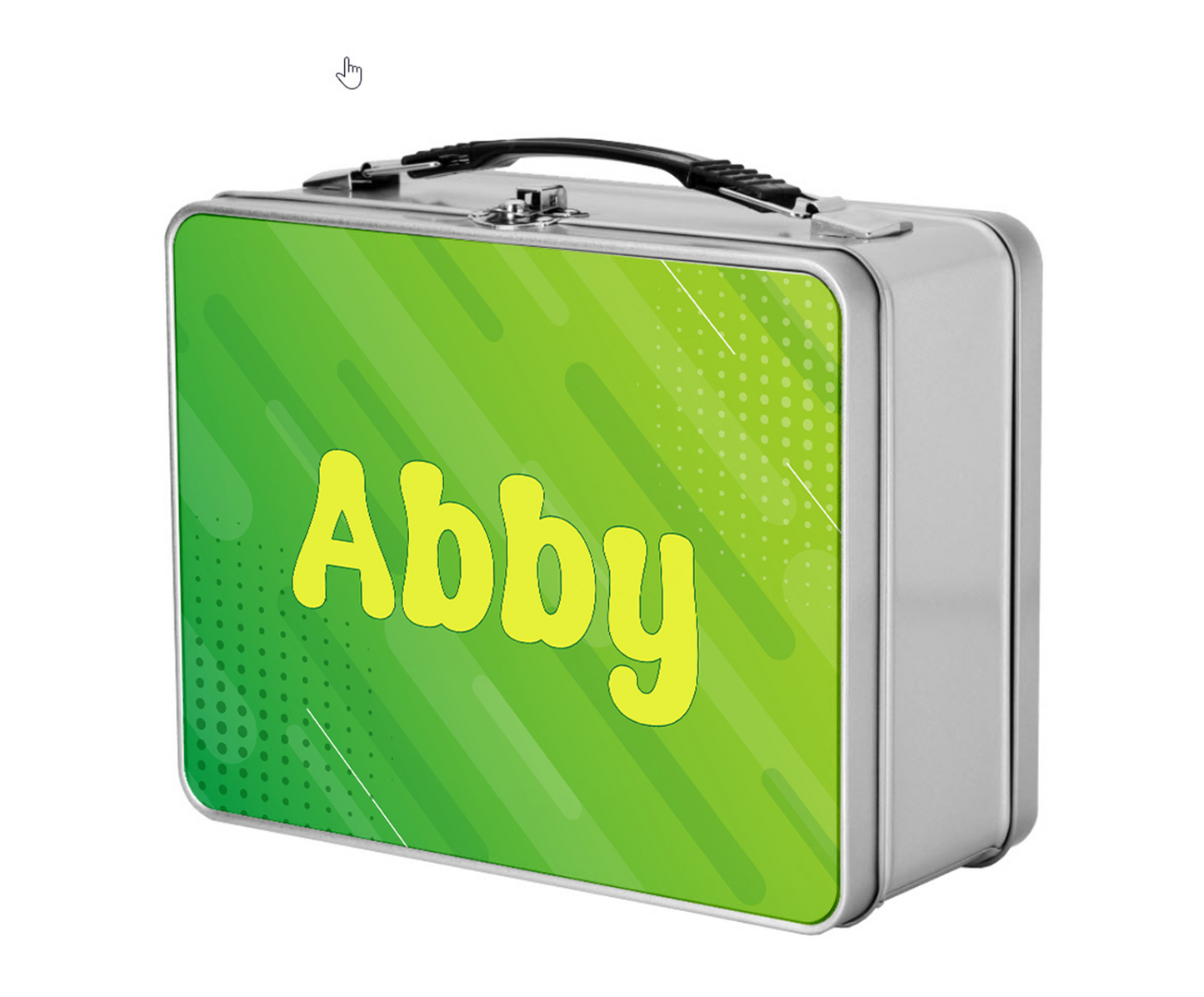 Custom Name Kids Metal Lunchbox + Treasure Box