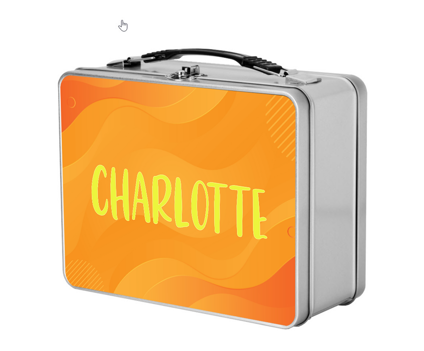 Custom Name Kids Metal Lunchbox + Treasure Box