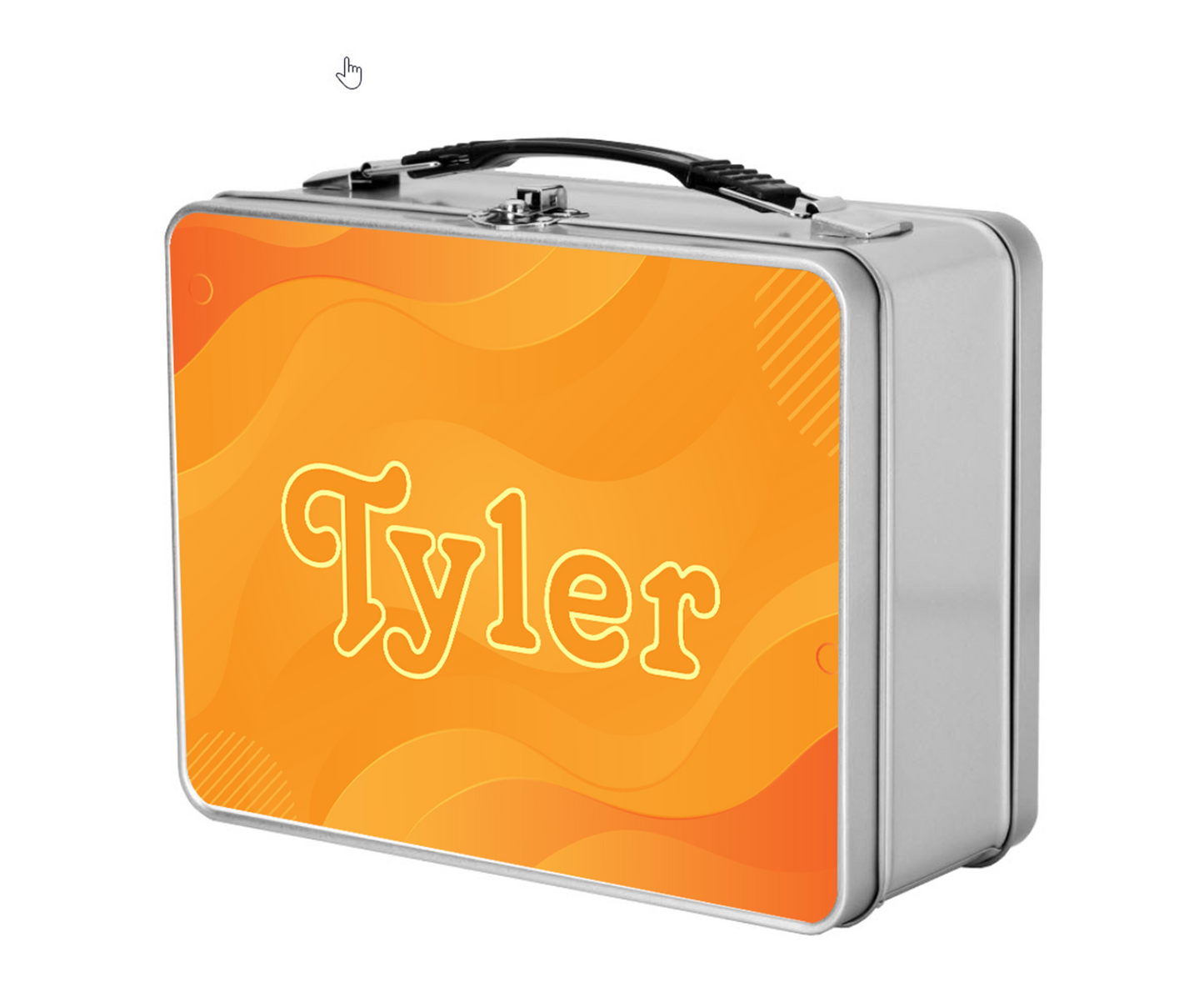 Custom Name Kids Metal Lunchbox + Treasure Box