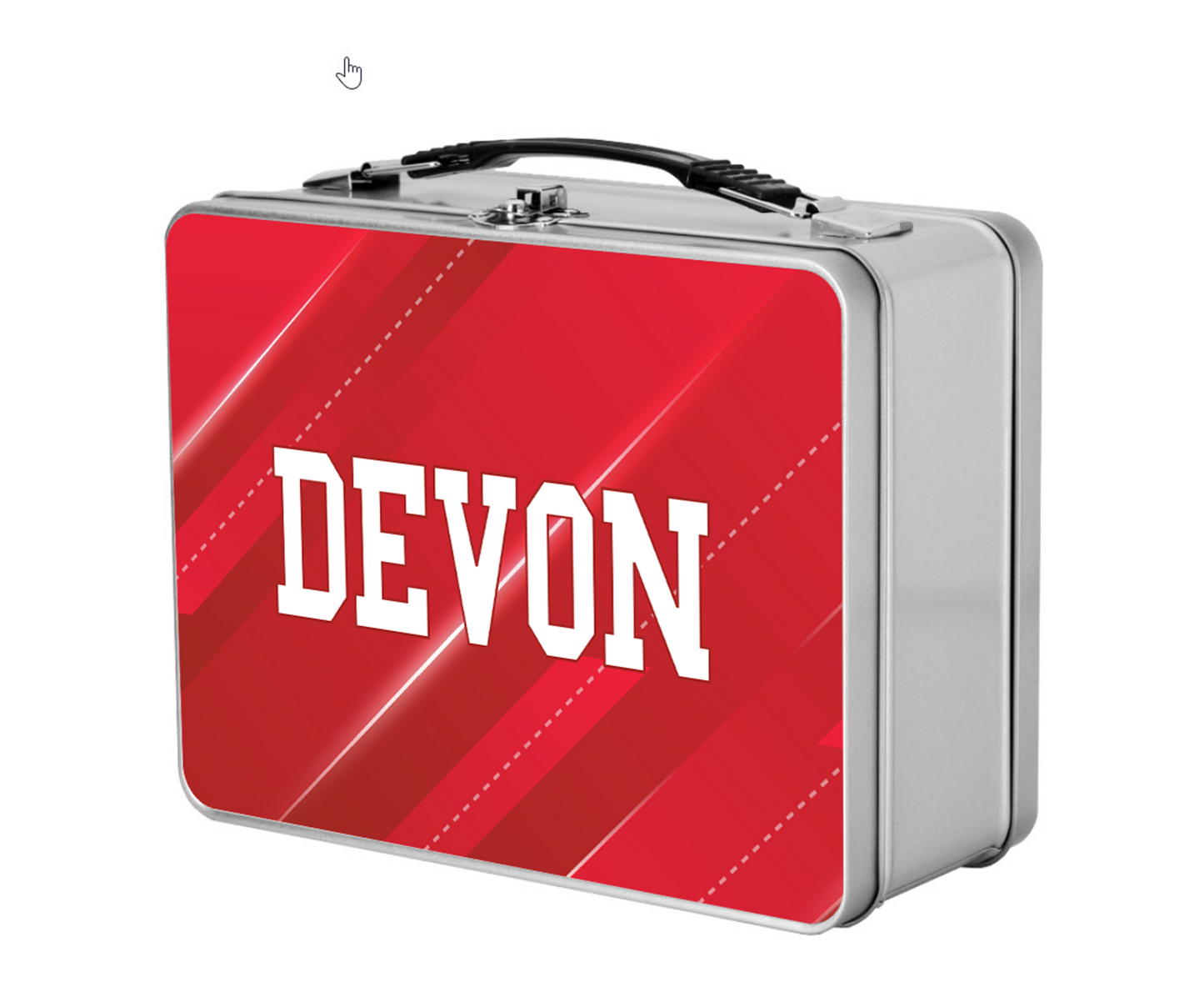 Custom Name Kids Metal Lunchbox + Treasure Box