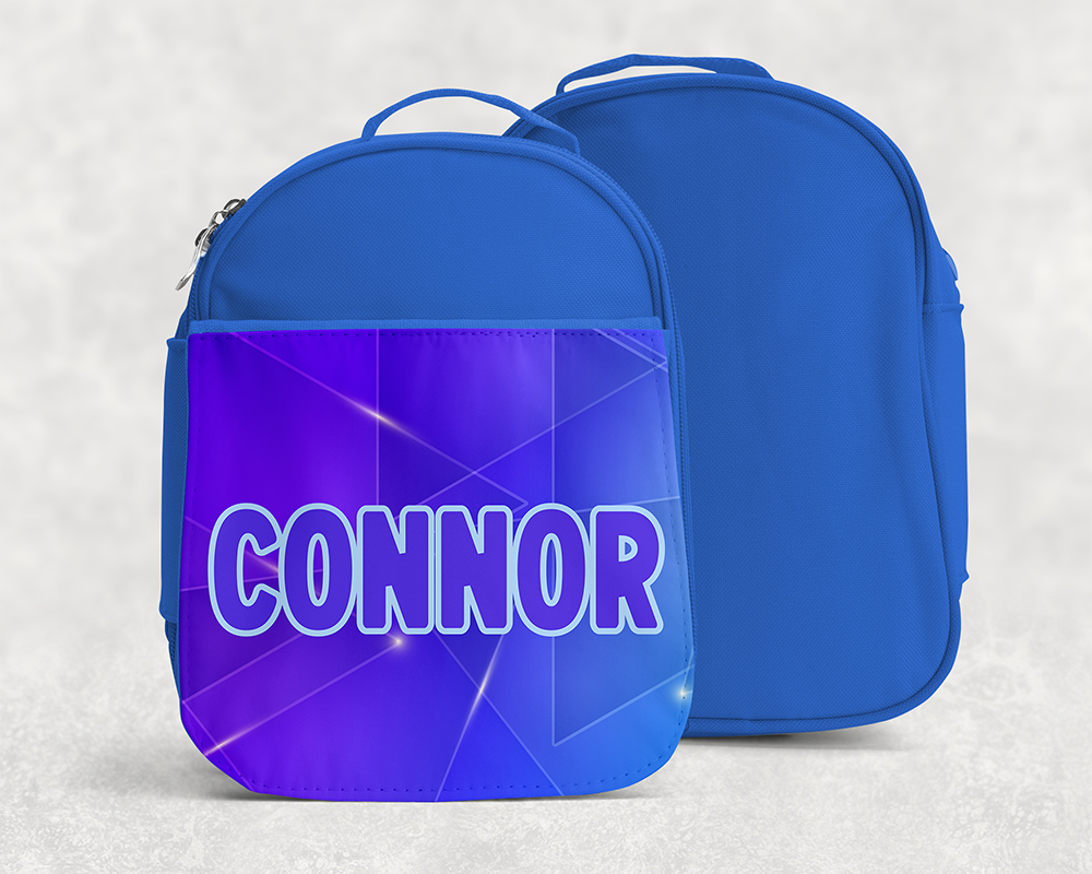 Custom Name Kids Treasure Bag + Lunch Box ~ Soft-sided & Cheery