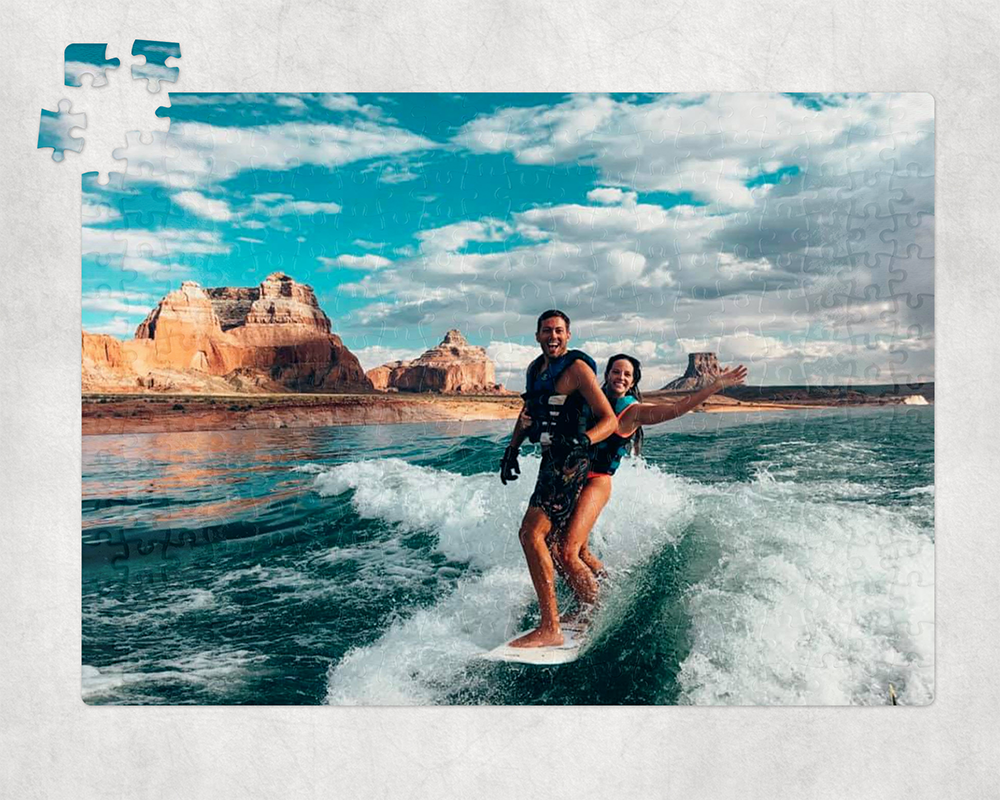 Custom Photo Puzzles ~ Easy as 1-2 . . .  Pick Your Puzzle + Upload Your Photo