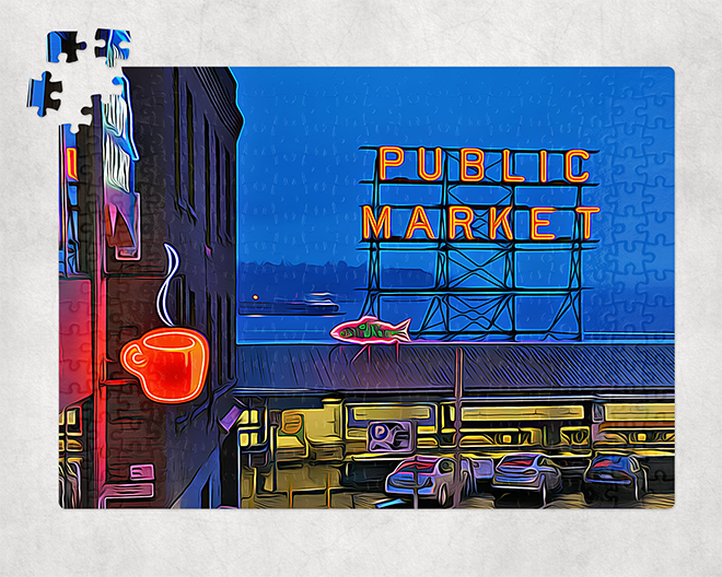 West Seattle + Alki Beach Puzzles ~ Entertain Your Brain