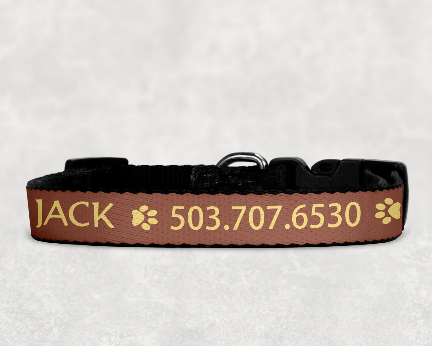 Custom Dog Collars  ~ Easy ID with Colorful Custom Collars with your Dog's Name and Info