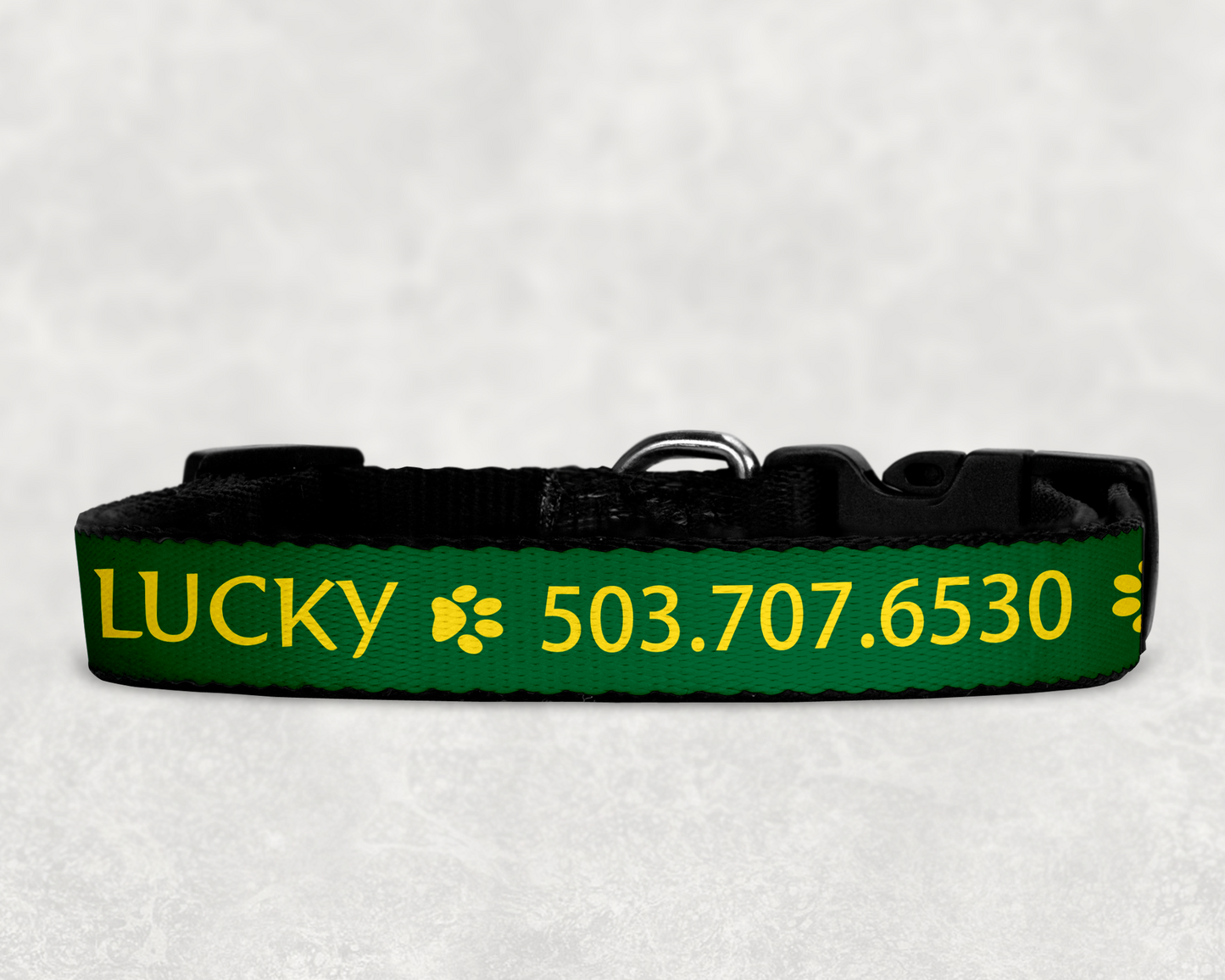 Custom Dog Collars  ~ Easy ID with Colorful Custom Collars with your Dog's Name and Info