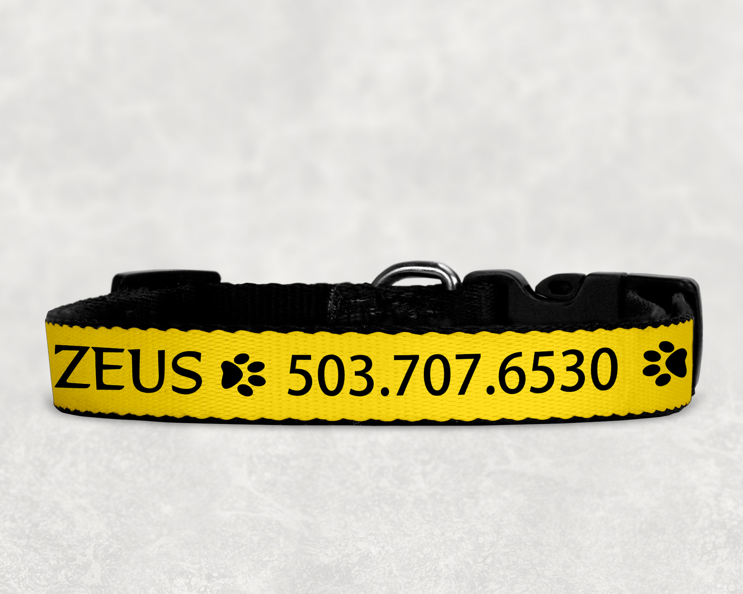 Custom Dog Collars  ~ Easy ID with Colorful Custom Collars with your Dog's Name and Info
