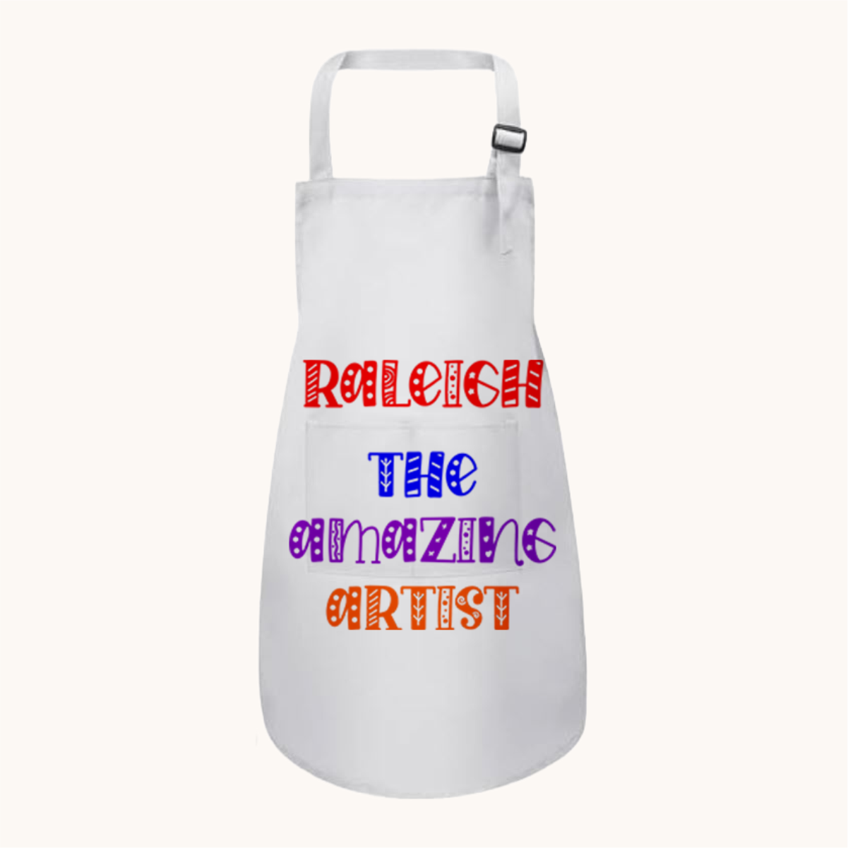 Custom Name Kids Aprons ~ Brilliant Baker + Amazing Artist