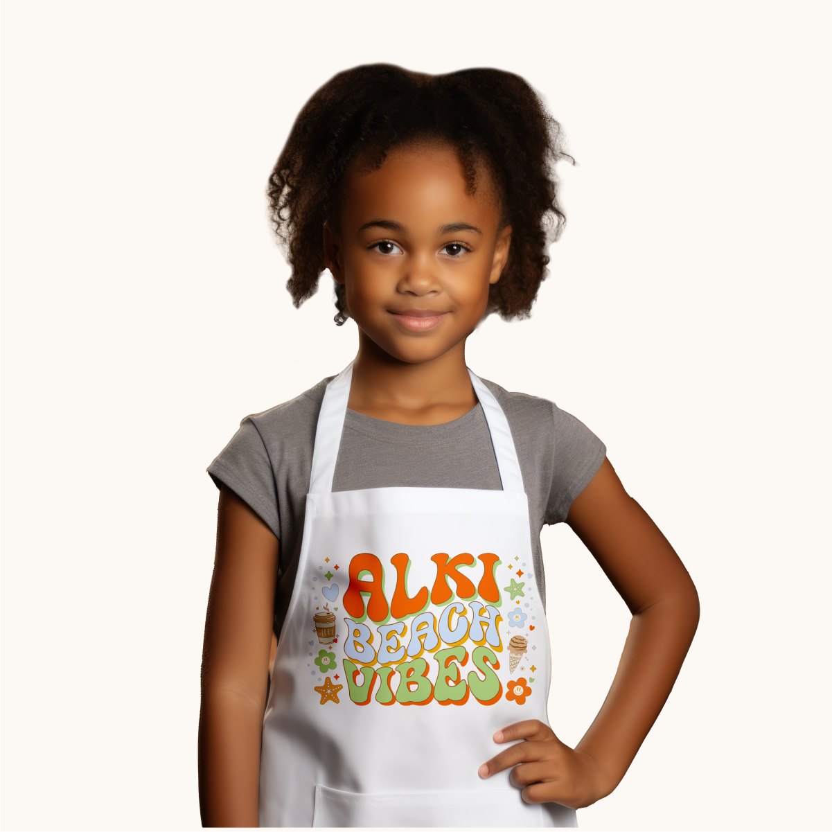 West Seattle + Alki Beach Kids Aprons