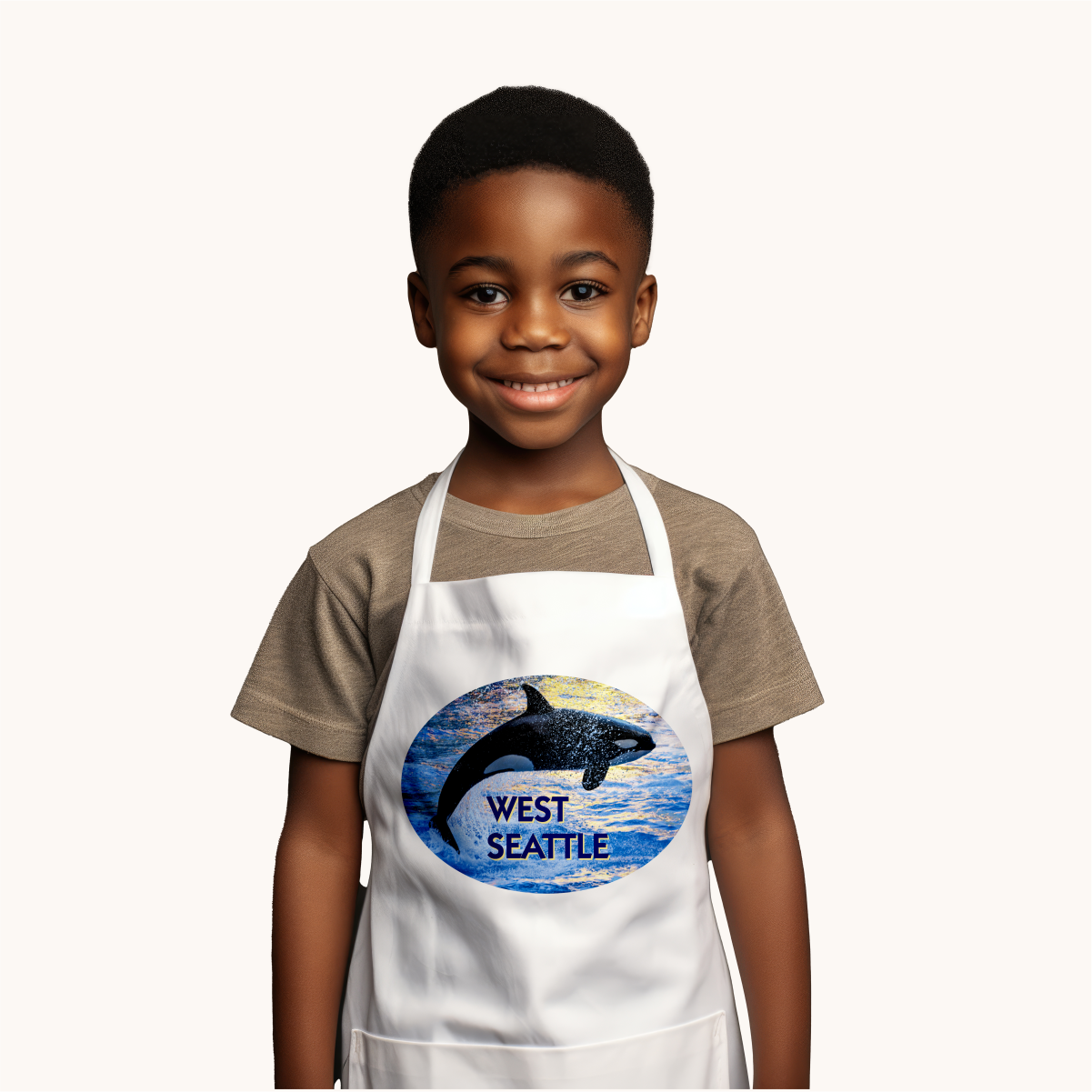 West Seattle + Alki Beach Kids Aprons