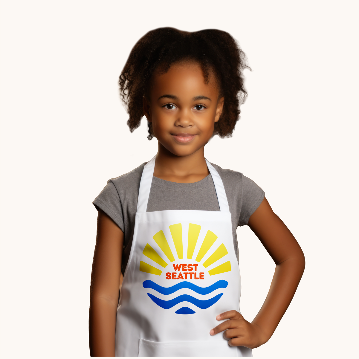 West Seattle + Alki Beach Kids Aprons