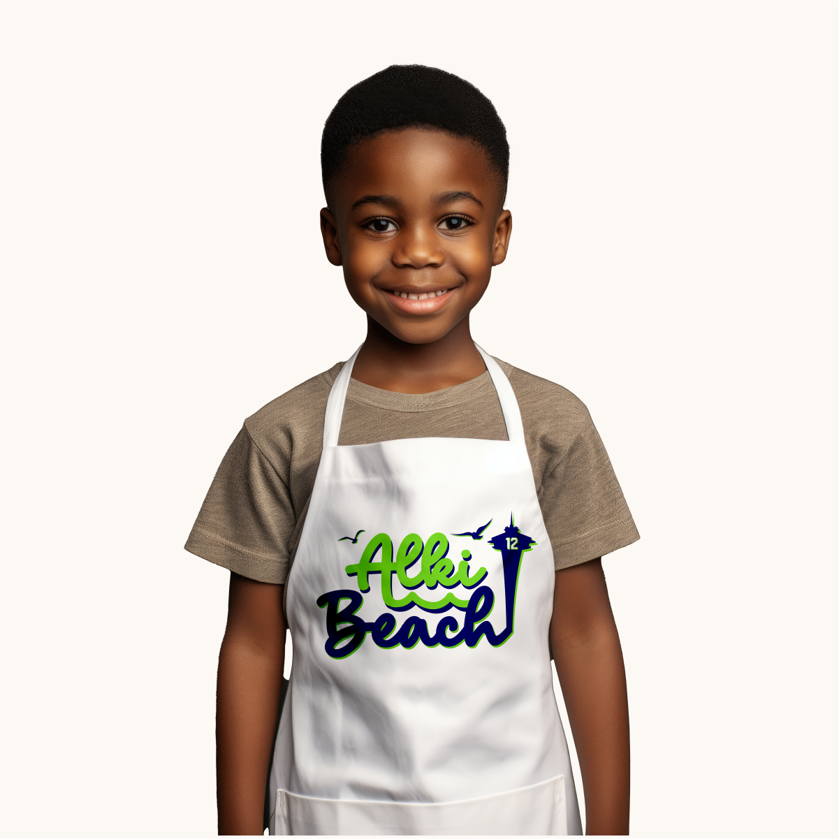 West Seattle + Alki Beach Kids Aprons
