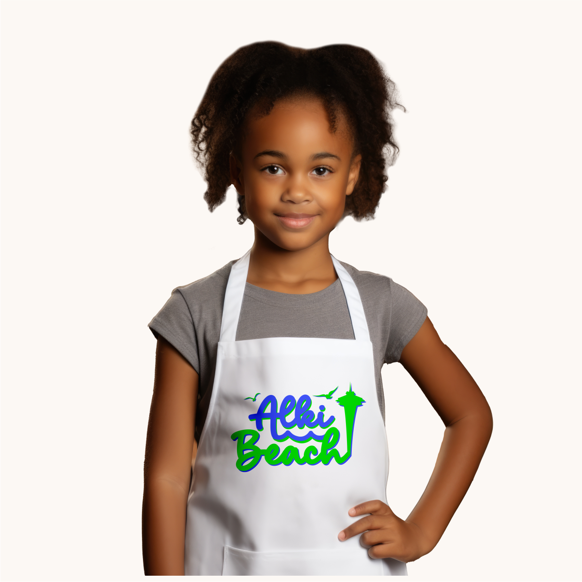 West Seattle + Alki Beach Kids Aprons
