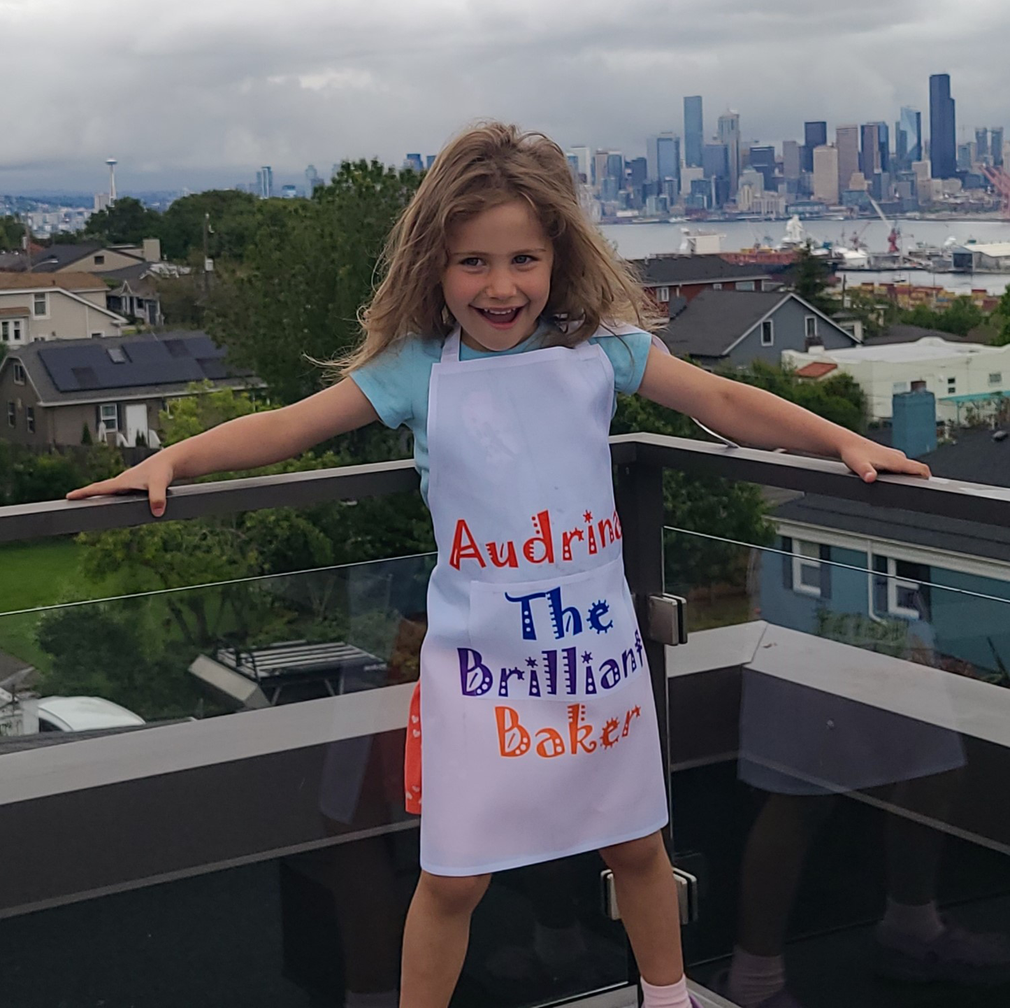 Custom Name Kids Aprons ~ Brilliant Baker + Amazing Artist