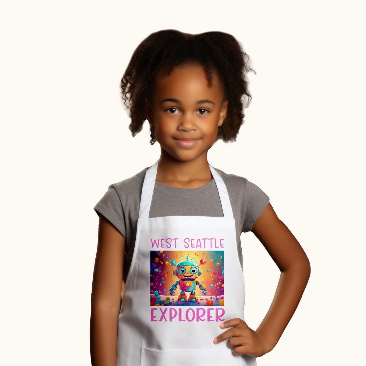 West Seattle + Alki Beach Kids Aprons