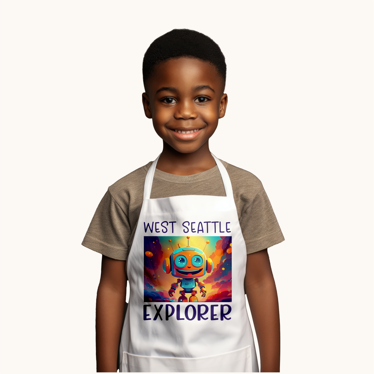 West Seattle + Alki Beach Kids Aprons