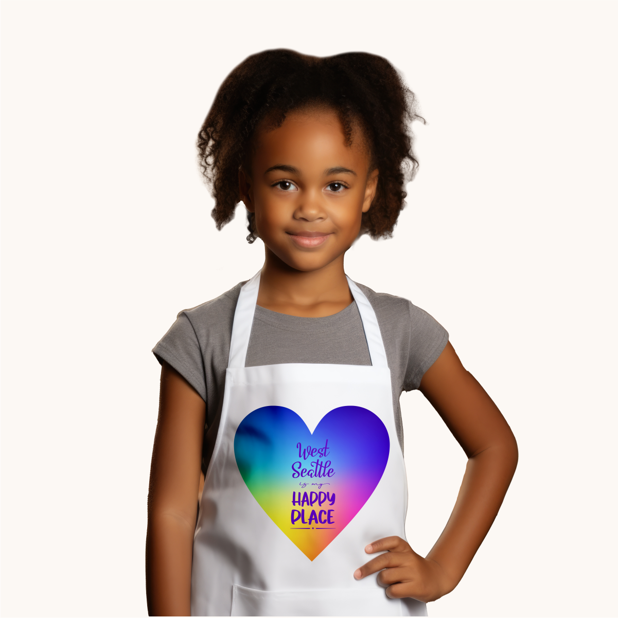 West Seattle + Alki Beach Kids Aprons