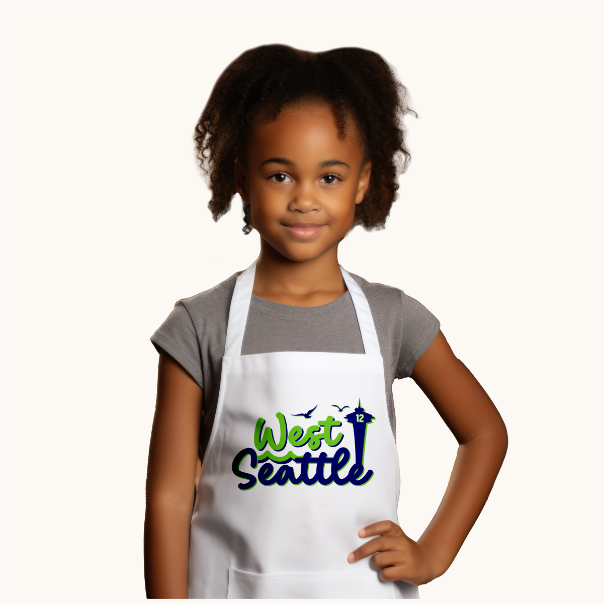 West Seattle + Alki Beach Kids Aprons