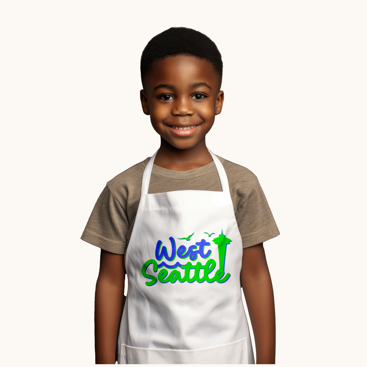 West Seattle + Alki Beach Kids Aprons