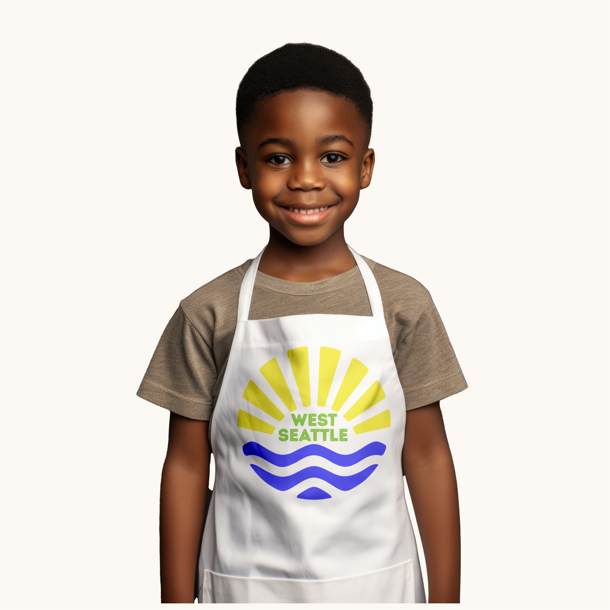 West Seattle + Alki Beach Kids Aprons