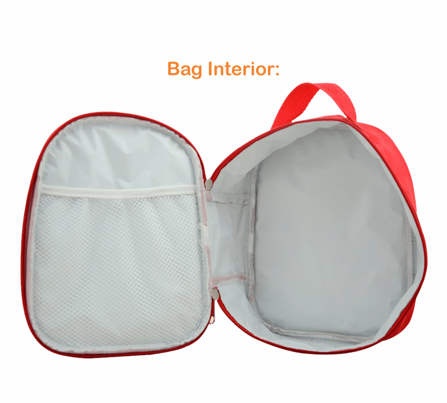 Custom Name Kids Treasure Bag + Lunch Box ~ Soft-sided & Cheery