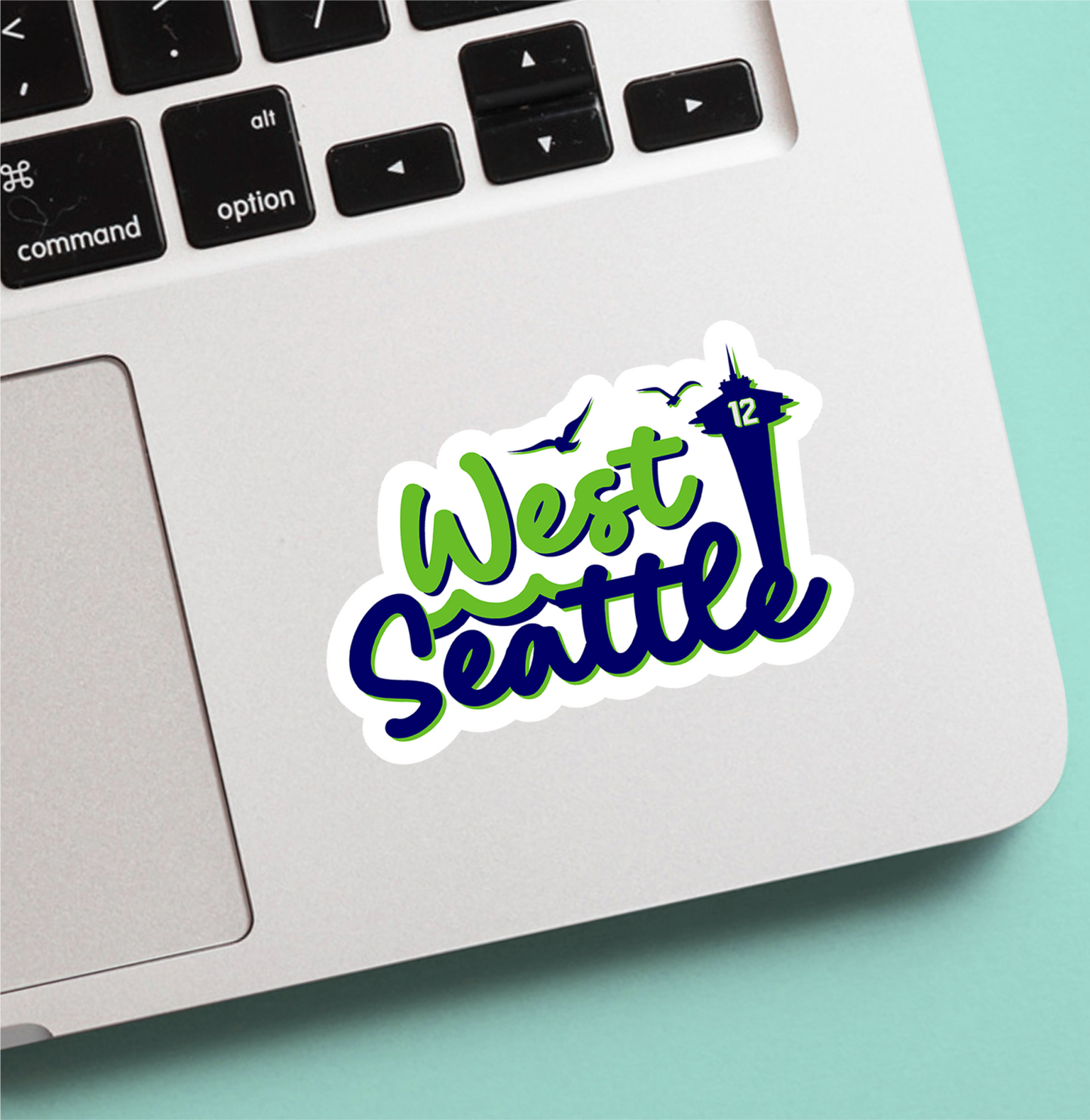 West Seattle + Alki Beach Decals and Stickers ~ UV Weatherproof!
