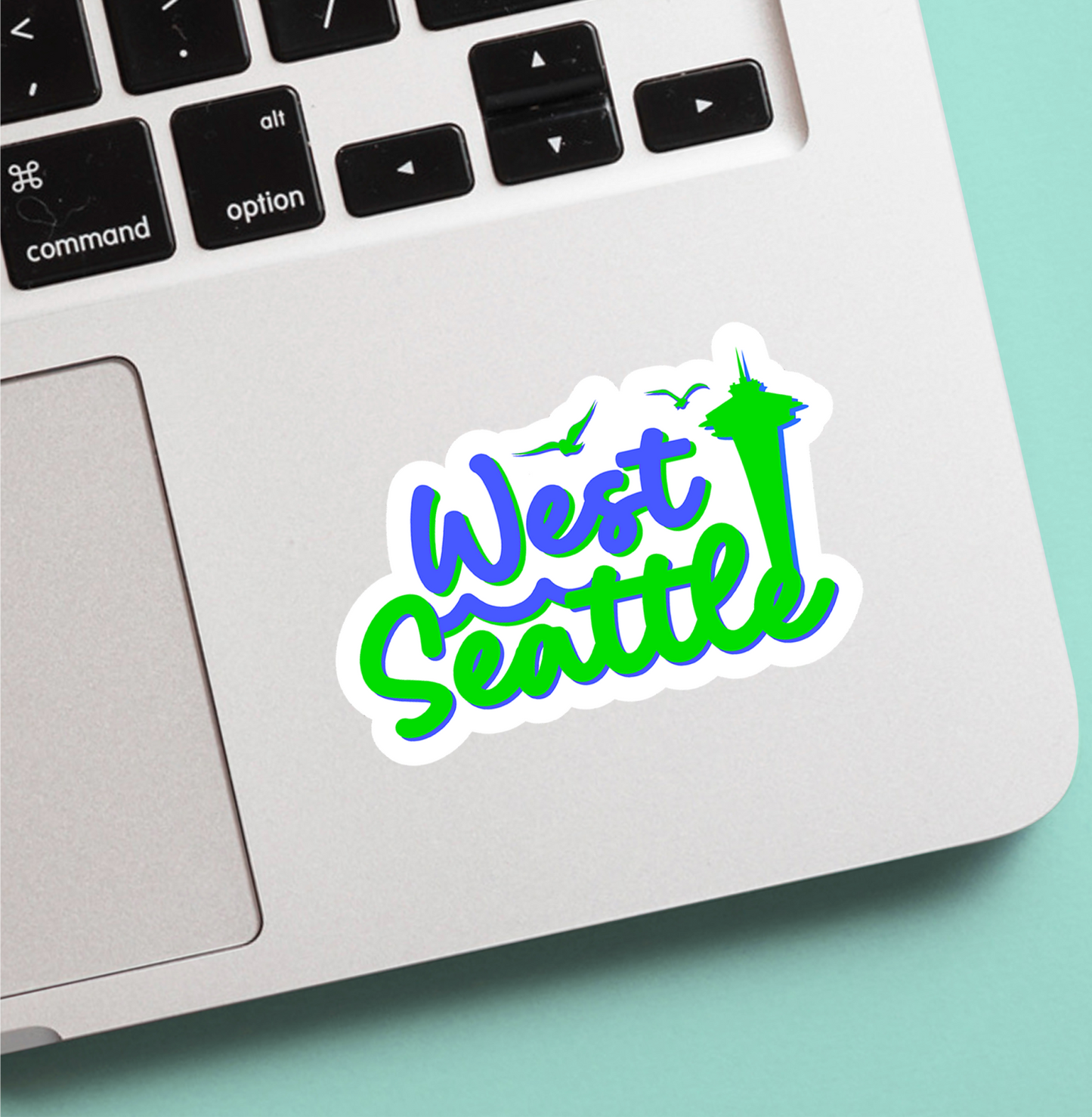 West Seattle + Alki Beach Decals and Stickers ~ UV Weatherproof!