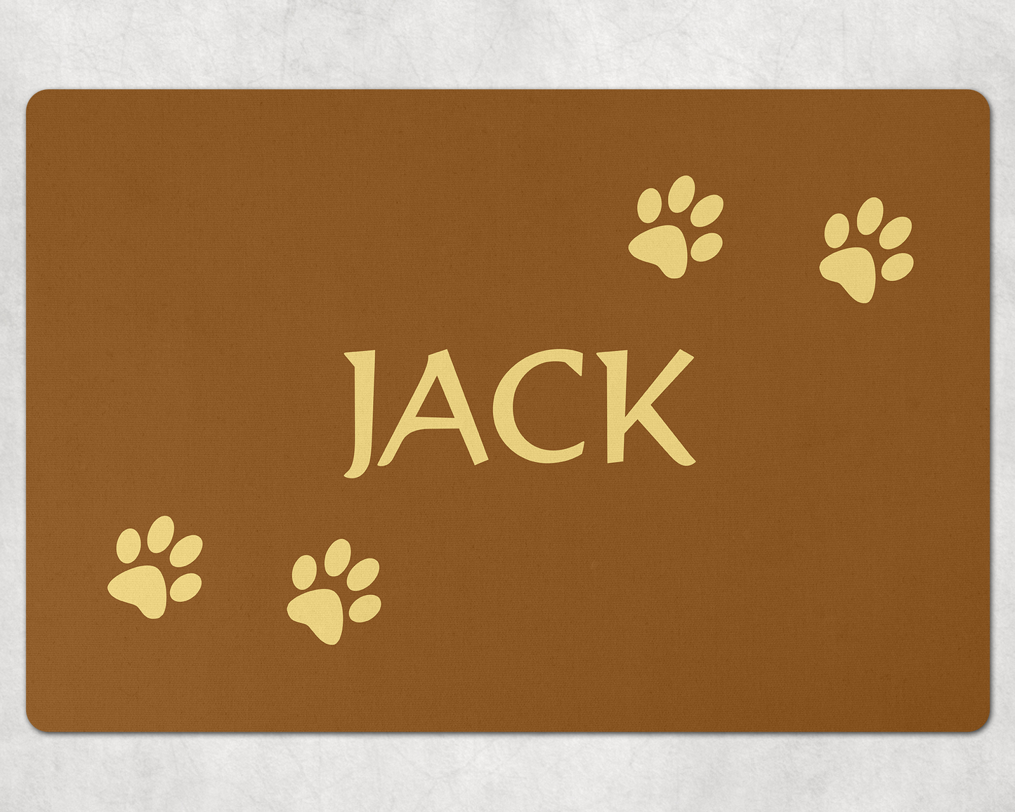 Custom Dog Mats ~ Colorful Pet Mats with Your Dog's Name