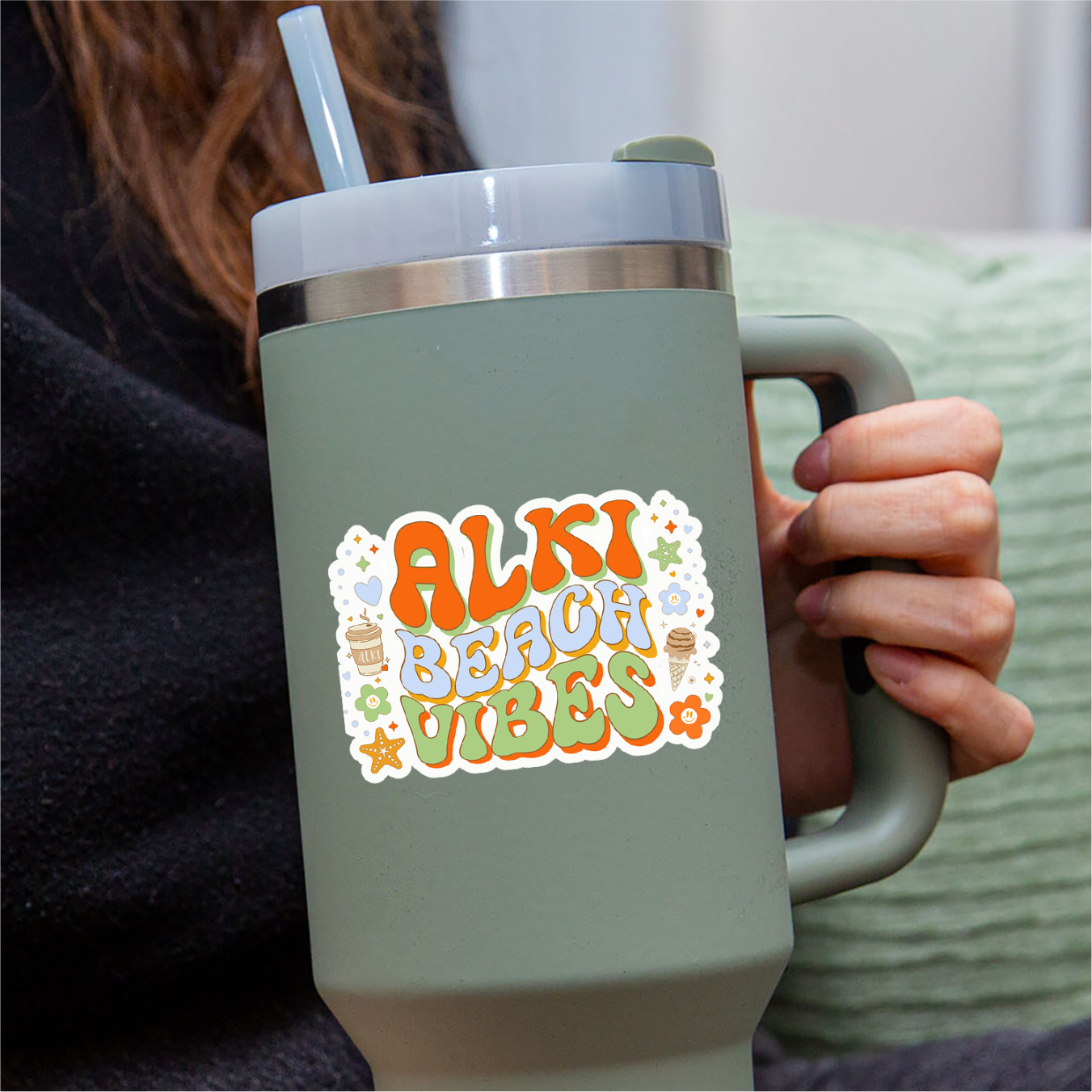 West Seattle + Alki Beach Decals and Stickers ~ UV Weatherproof!