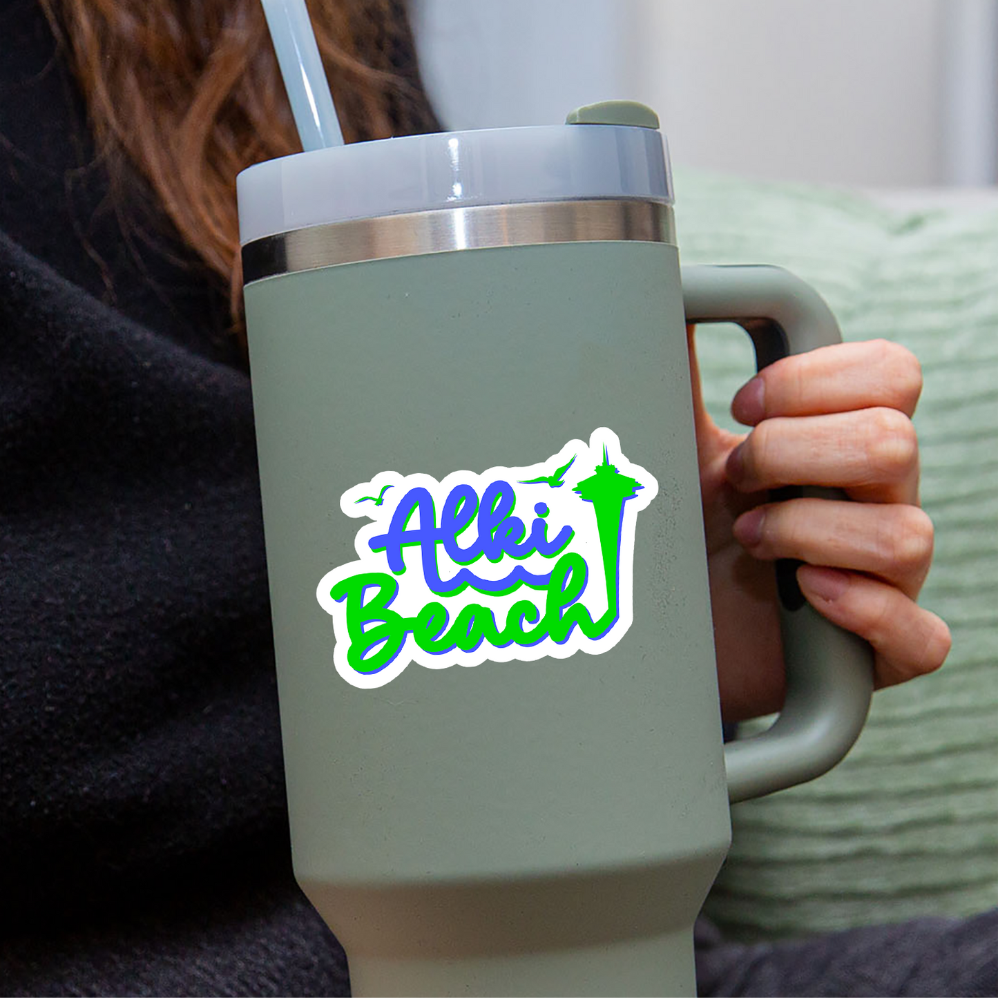 West Seattle + Alki Beach Decals and Stickers ~ UV Weatherproof!