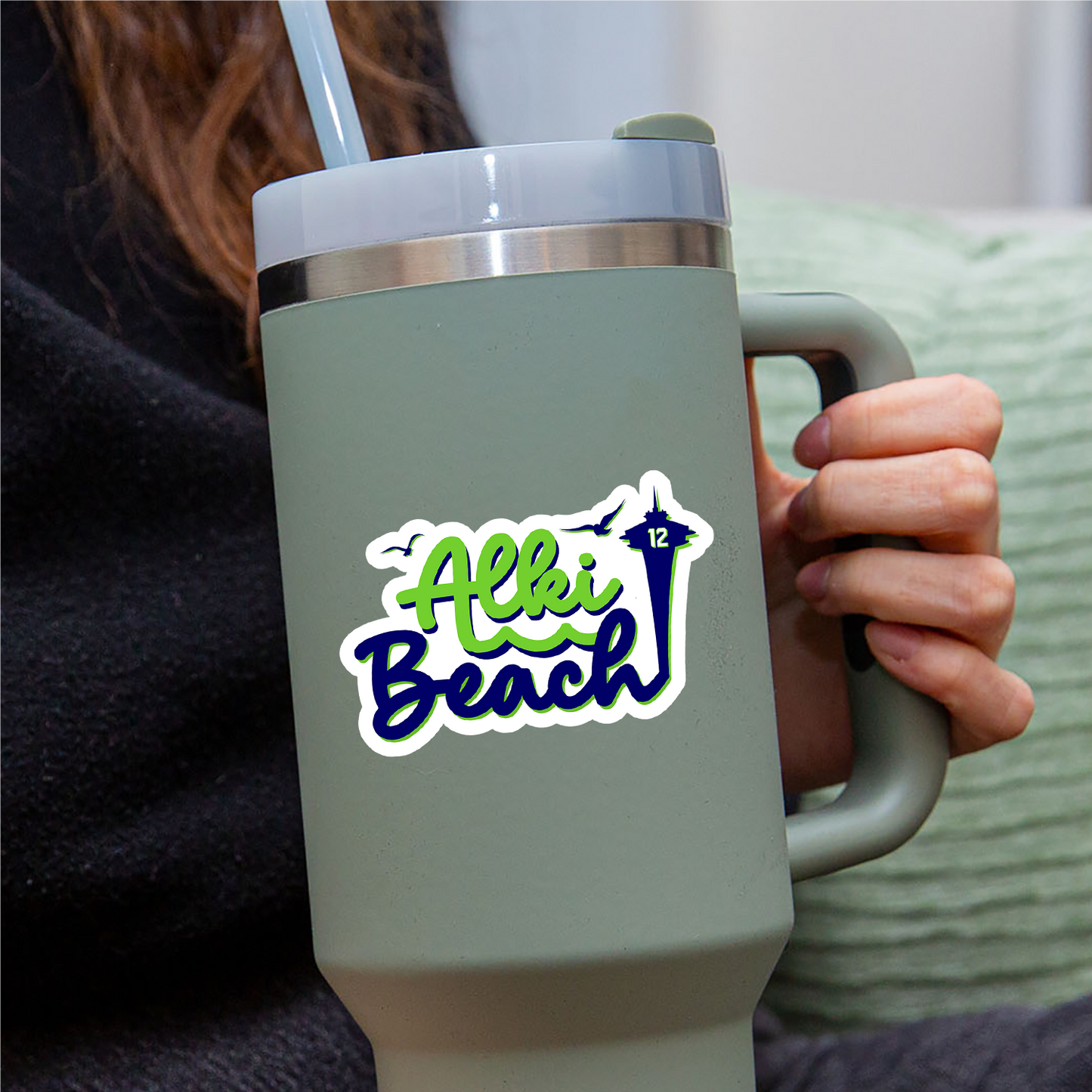 West Seattle + Alki Beach Decals and Stickers ~ UV Weatherproof!