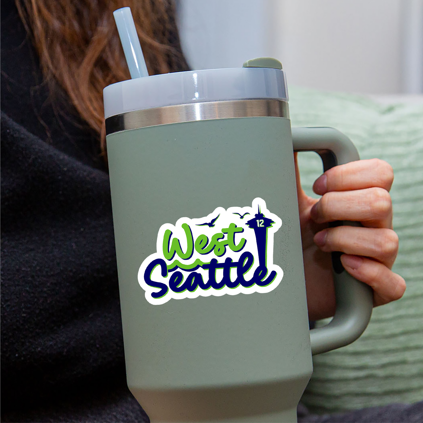 West Seattle + Alki Beach Decals and Stickers ~ UV Weatherproof!