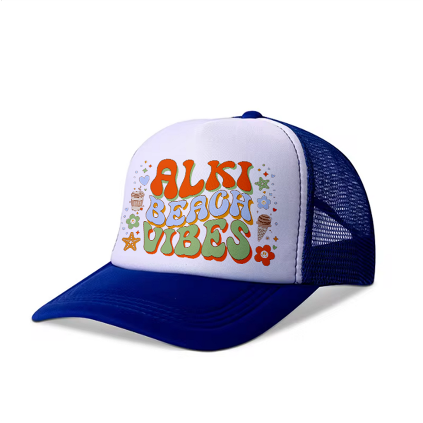 West Seattle + Alki Beach Kids Trucker Hats!