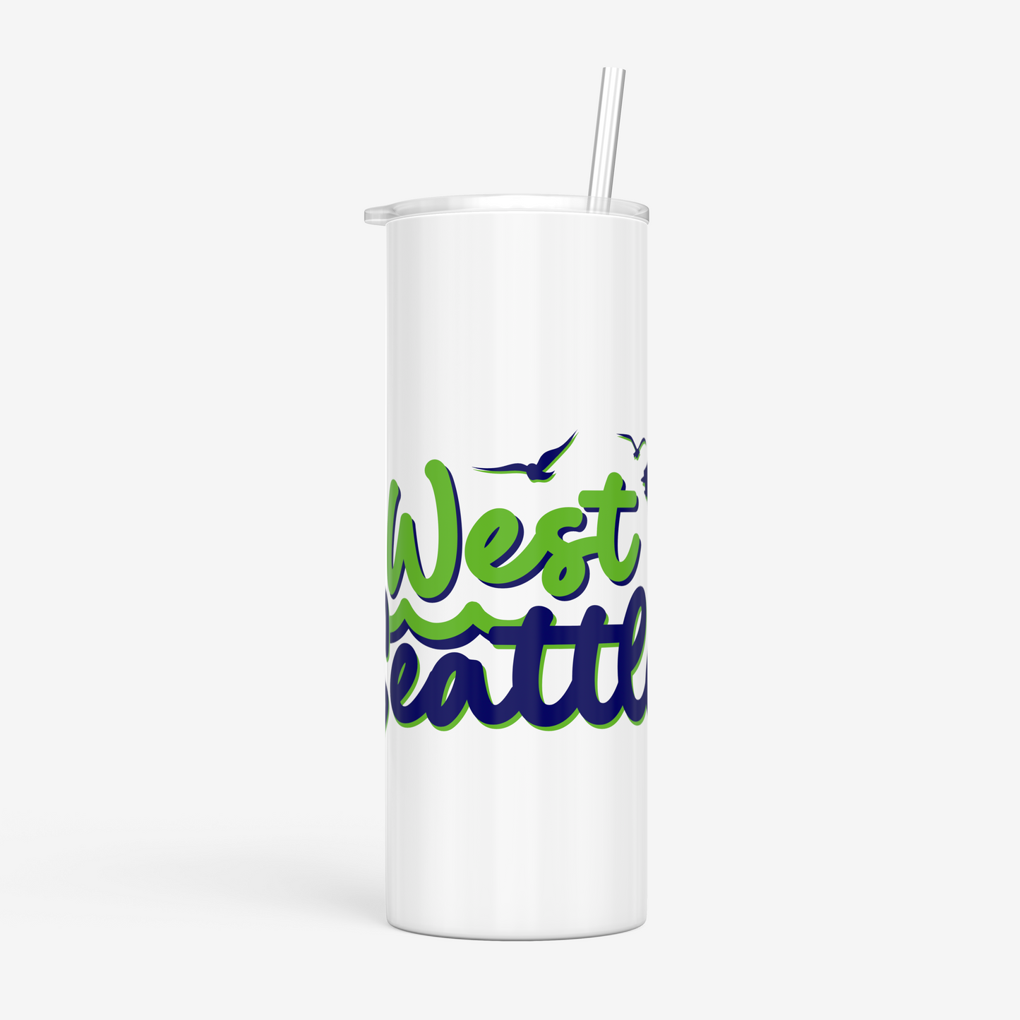 West Seattle + Alki Beach Tumblers ~ 20 oz ~ Hot or Cold!