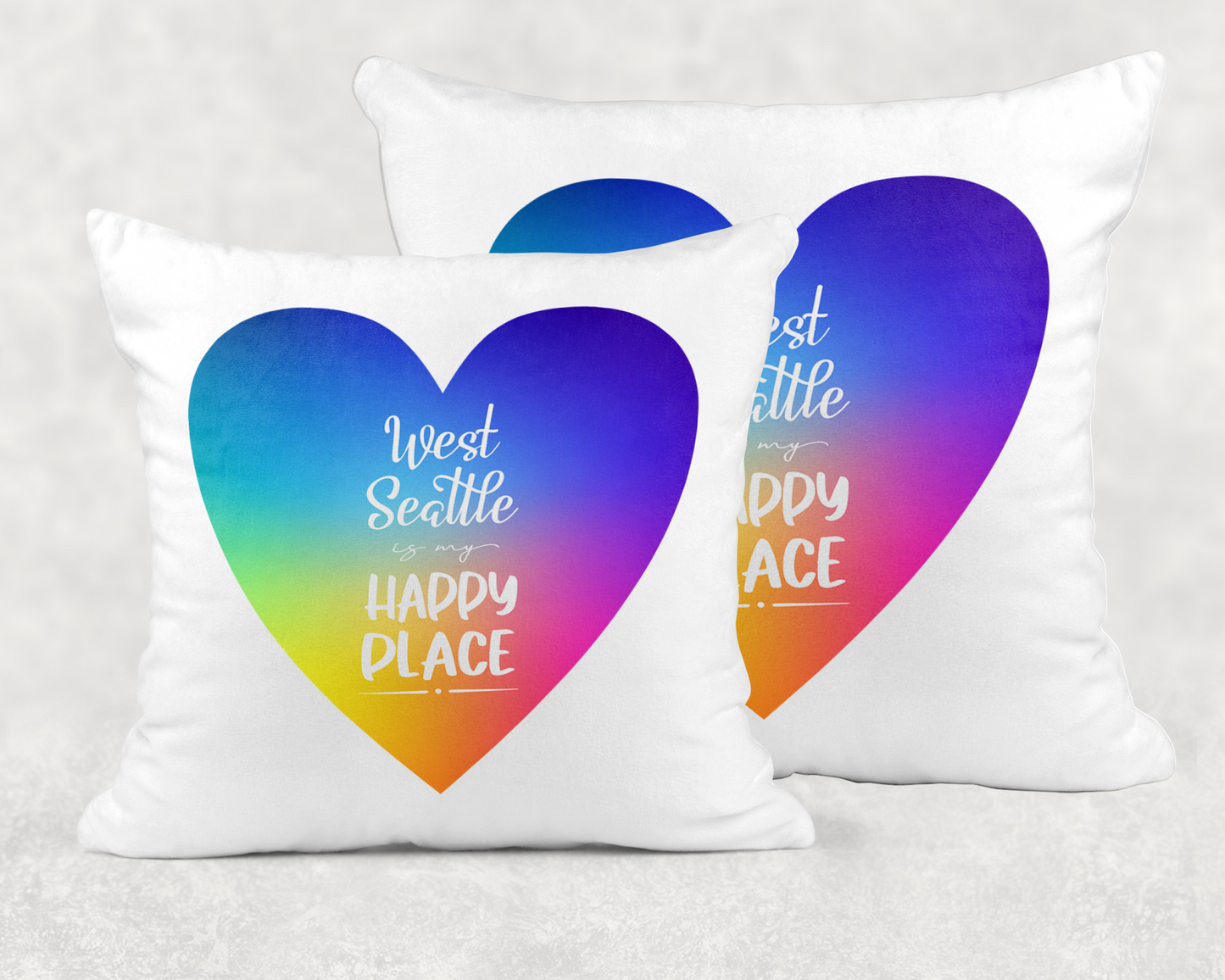 West Seattle + Alki Beach ~ Throw Pillow Covers