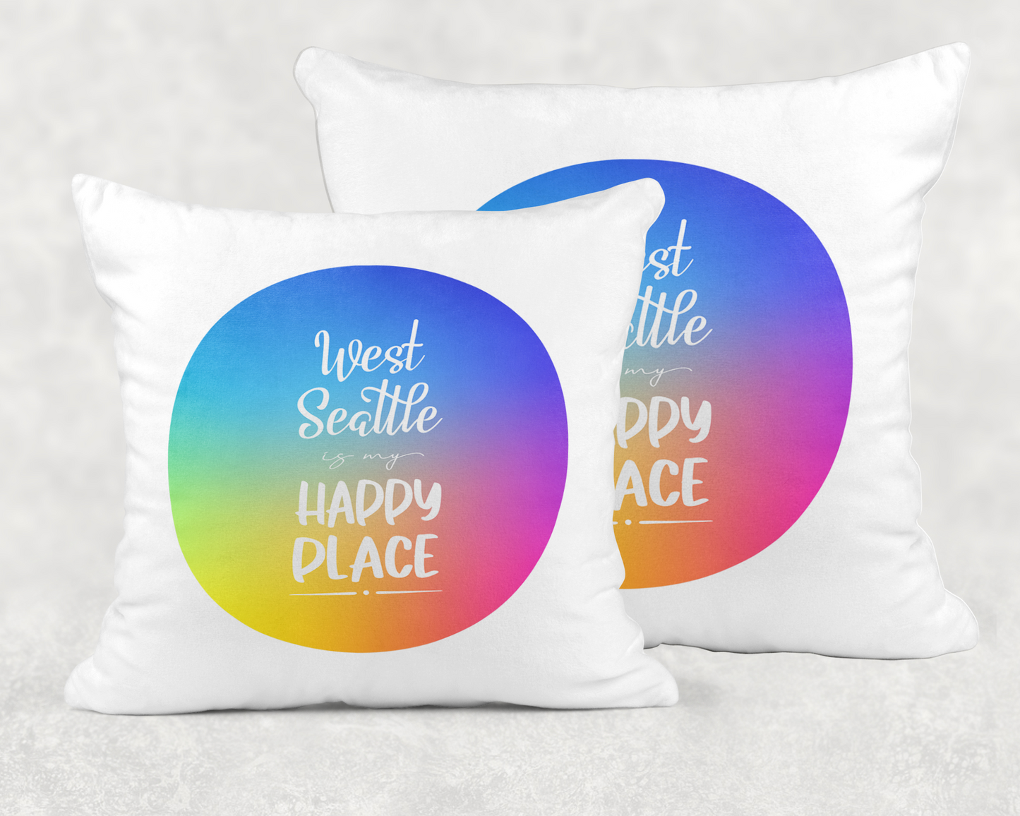 West Seattle + Alki Beach ~ Throw Pillow Covers