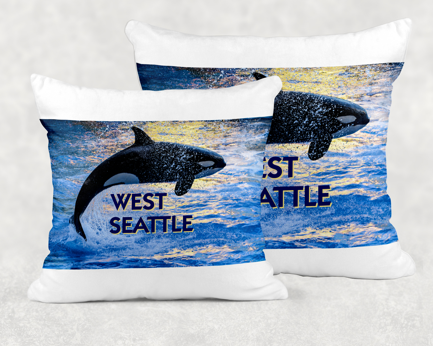 West Seattle + Alki Beach ~ Throw Pillow Covers