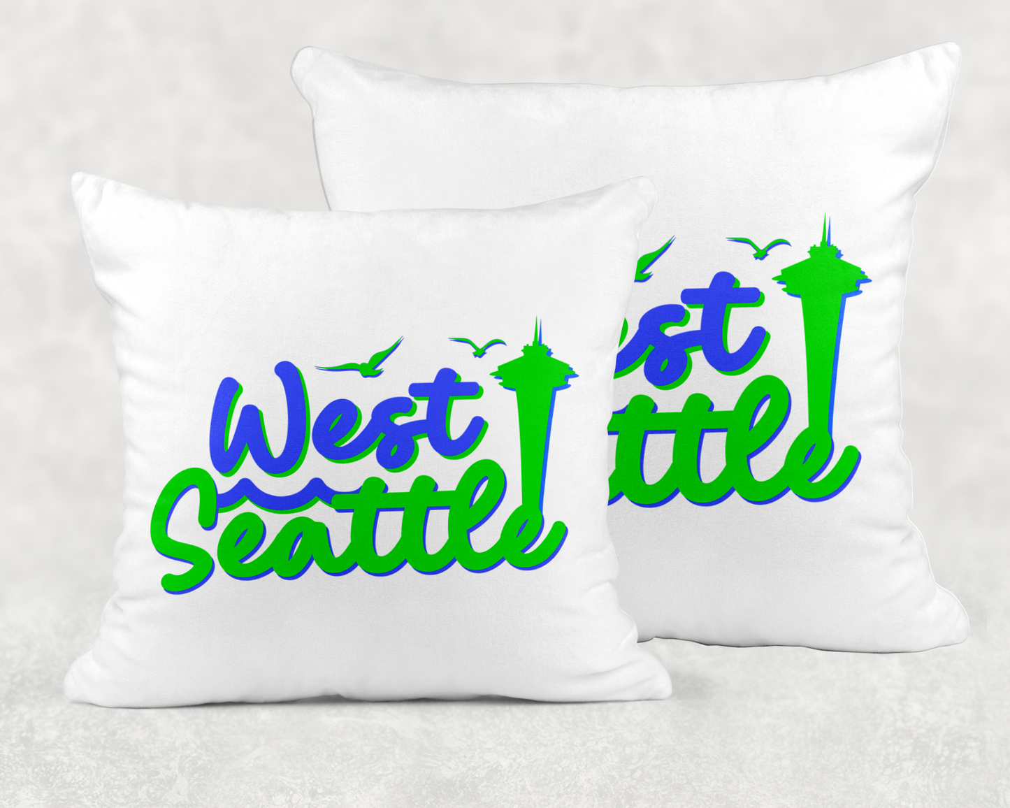 West Seattle + Alki Beach ~ Throw Pillow Covers