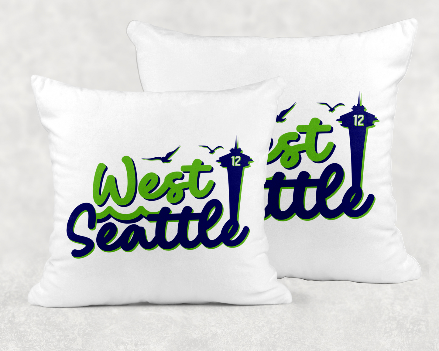 West Seattle + Alki Beach ~ Throw Pillow Covers
