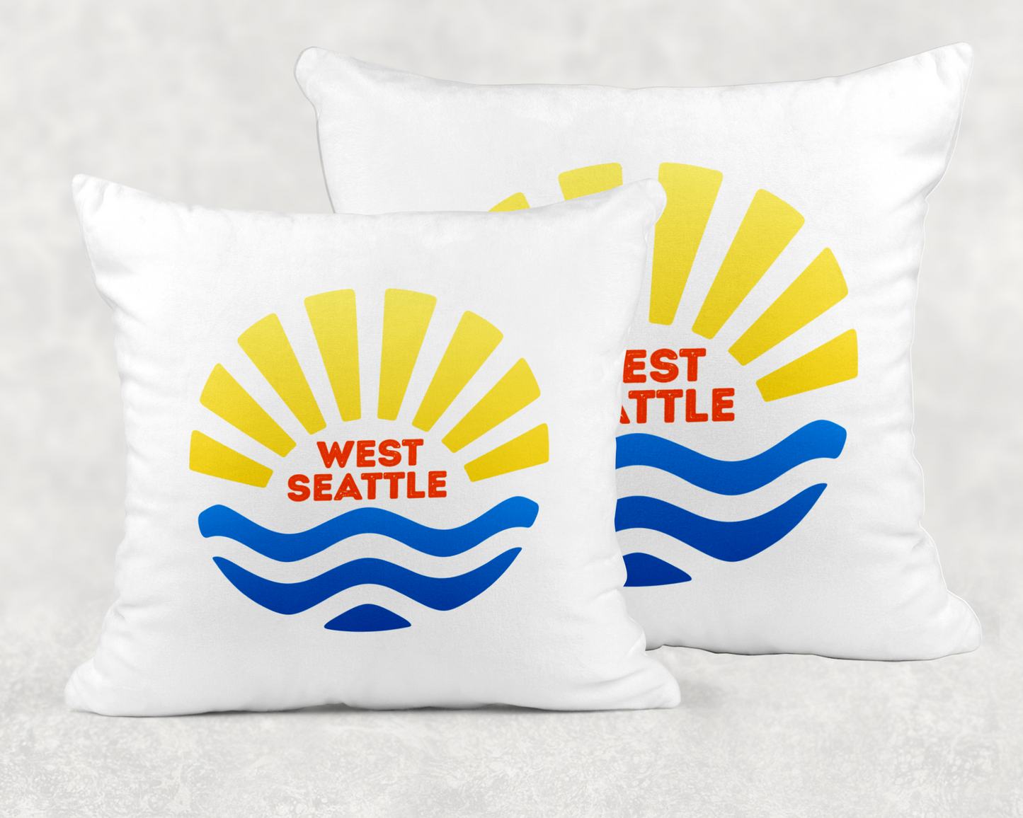 West Seattle + Alki Beach ~ Throw Pillow Covers