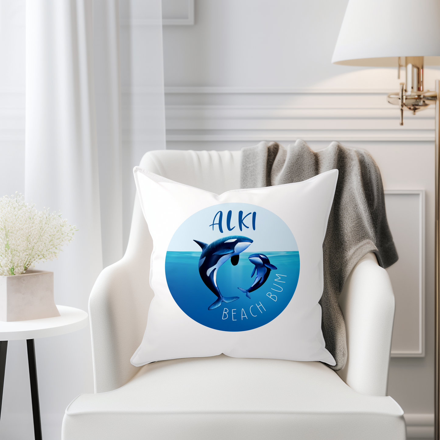 West Seattle + Alki Beach ~ Throw Pillow Covers
