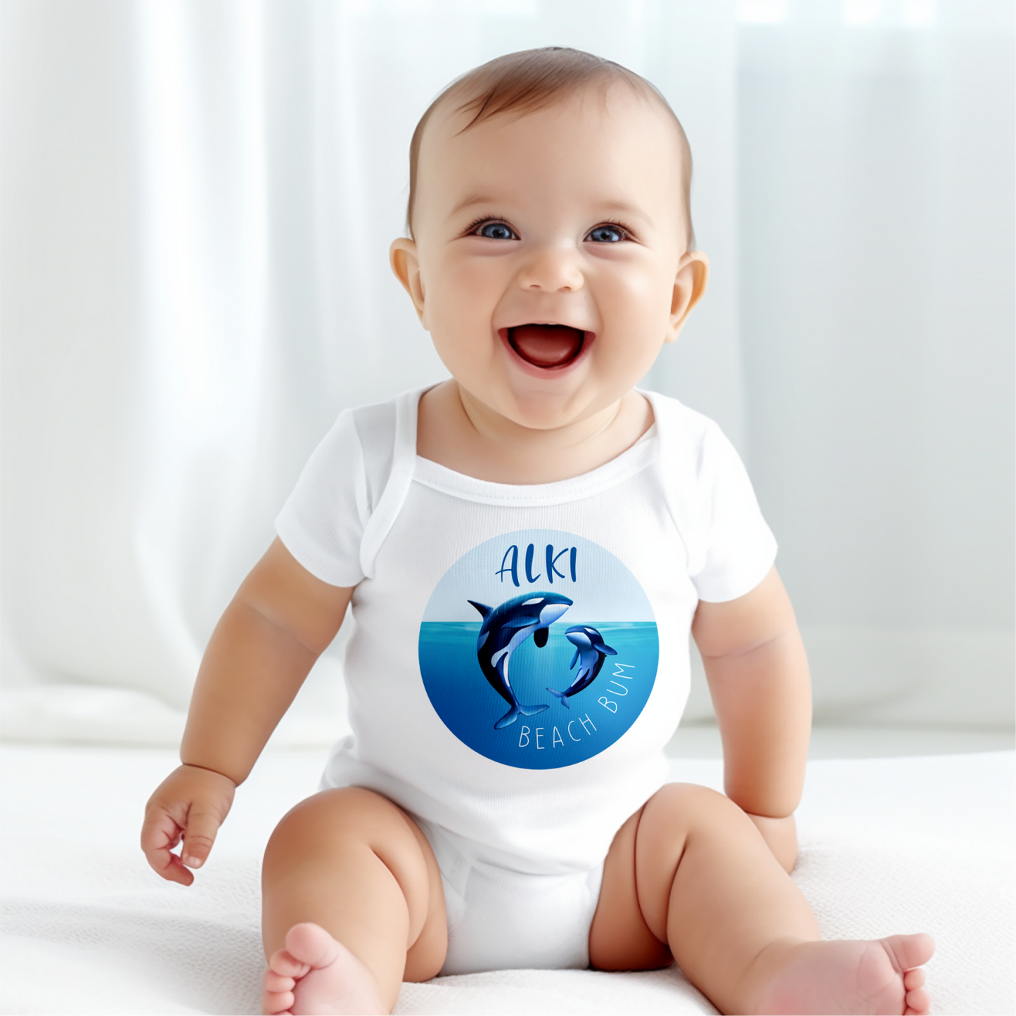 West Seattle + Alki Beach - Soft & Sweet Baby One-Piece Bodysuits