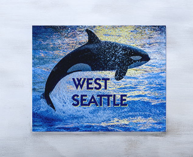 West Seattle + Alki Beach Soft Minky Blankets ~ for Babies and Pets